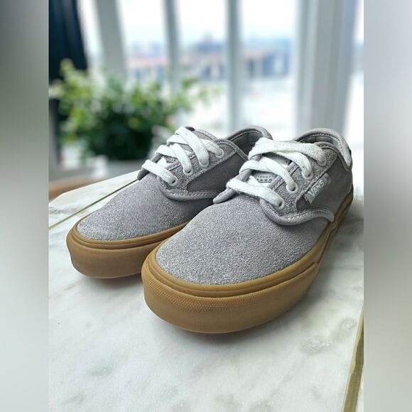 VANS Kids Pro Chima Ferguson Gum Sole Sneakers Shoes Grey Size 13 - Picture 15 of 16